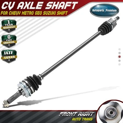 Front RH Right CV Axle Assembly for Chevy Geo Metro Suzuki Swift Automatic Trans - Image 1 of 4