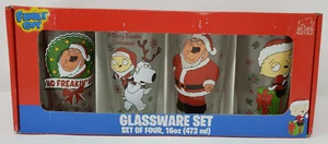 Family Guy Weihnachten Urlaub Pint Glas 4er Pack Set - Bild 1 von 1