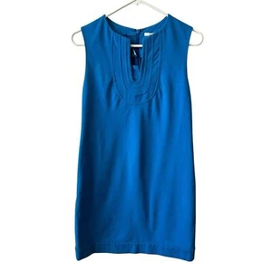 VESTIDO DVF DIANE VON FURSTENBERG KHADIJAH LAPISLÁZULI TALLA 2 OFICINA MODERNO CHIC CLÁSICO - Imagen 1 de 10