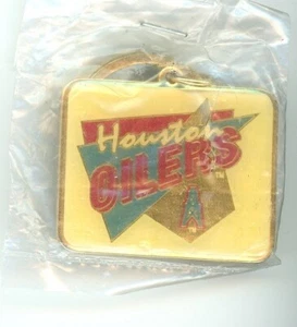Oilers Key Chain keychain New in package vintage stock Houston NFL 1994 Aminco - Picture 1 of 1