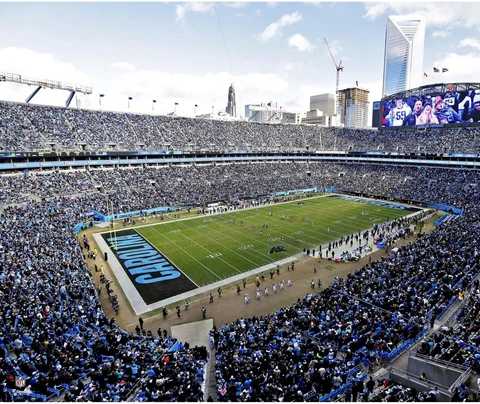 Carolina Panthers Unsigned Bank of America Stadium Photograph Cover
