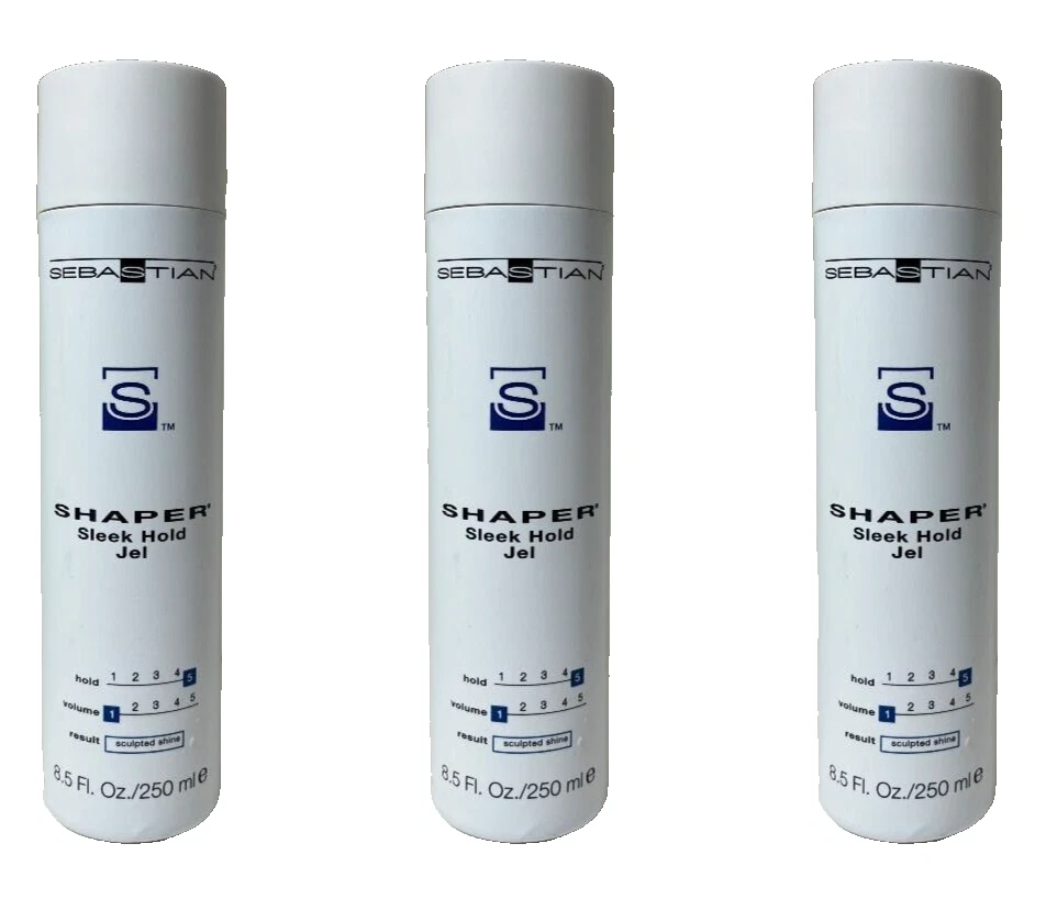 3 Sebastian Shaper Sleek Hold Jel  8.45 oz ea  (550) - Image 1 of 1
