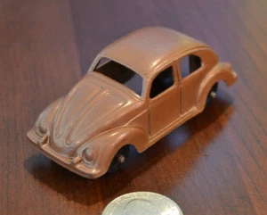 TOOTSIETOY BRONZE 1960S VOLKSWAGEN BUG BEETLE VERY NICE CONDITION - Picture 1 of 5