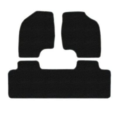 Tapetes de coche negros premium hechos a medida para Toyota Previa (2000 a 2006) 3 piezas Foto 1 de 2