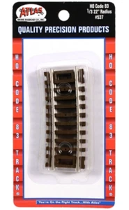 Atlas #537 22 Zoll Radius 1/3 Abschnitt (4er-Pack) Code 83 Schienen HO Waage - Bild 1 von 2