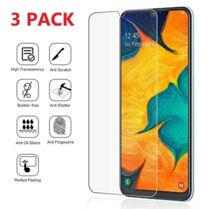Paquete de 3 protectores de pantalla HD transparente de vidrio templado para Samsung Galaxy A10e A10E - Imagen 1 de 4