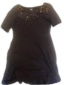 Old Navy Girls Fit and Flare Long Sleeve Dress Plum Purple XL 14 - Picture 1 of 5