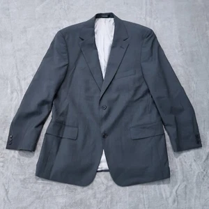 Hugo Boss Blazer Mens 46R Gray Super 120 Sports Coat 100% Wool Business Office - Bild 1 von 16