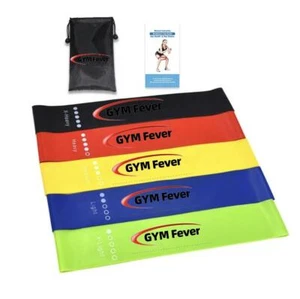 Resistance Bands Exercise Sports Loop Fitness Home Gym Glutes Workout Yoga Latex - Picture 1 of 14
