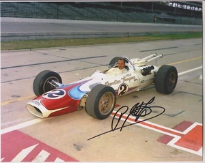 4-Time Indianapolis 500 winner A.J. FOYT Signed 1966 Lineup Pose Indy 500 8x10 - Picture 1 of 1