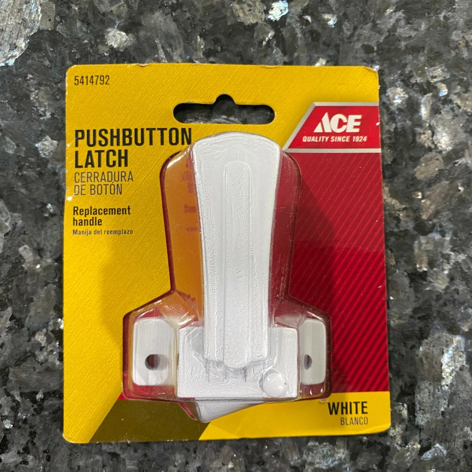 Ace кнопка защелки замены ручки, белый, #5414797 новый - Изображение 1 из 3
