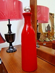 BOTELLA DE CRISTAL ROJO. 59 ALTO. NOVEDAD - Imagen 1 de 3
