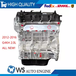 Long Cylinder Block Engine Assembly For 12-16 Hyundai Tucson Kia G4KH 2.0T Turbo - Picture 1 of 8
