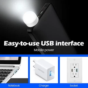 4 Pcs LED Cordless Table Lamp Nursery USB Night Light Portable - Picture 1 of 6