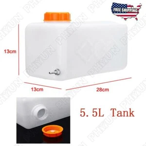 5.5L Fuel Oil Gasoline Plastic Tank For Air Diesel Car Truck Parking Heater USA - Picture 1 of 7