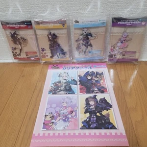 US SELLER Monster Hunter Hololive Axta Gamers (Clear Filex4) Acrylic Stand JAPAN - Picture 1 of 1