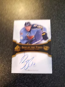 2007-08 SP Authentic Bryan Little Sign of the Times Autograph Auto #ST-BL - Picture 1 of 2