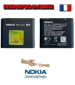 BATTERIE ORIGINAL NOKIA BP-6X 700mAh SIROCCO 8800 AKKU ACCU battery - Photo 1 sur 1