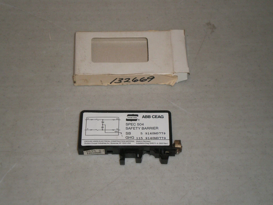 New! Crouse Hinds ABB CEAG, SPEC 540 Safety Barrier Module Free Shipping! - Image 1 of 2