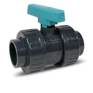 Kugelhahn mit 63mm Klebemuffe POOL Total PVC-U | Pool | Verrohrung | Absperrhahn - Bild 1 von 7