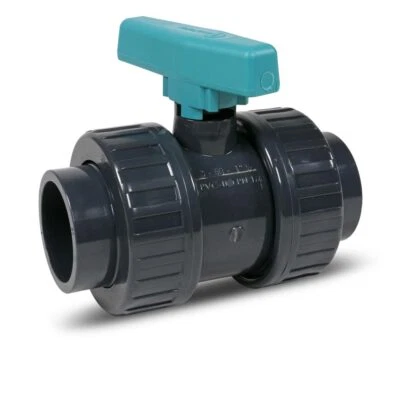 Kugelhahn mit 63mm Klebemuffe POOL Total PVC-U | Pool | Verrohrung | Absperrhahn - Bild 1 von 4