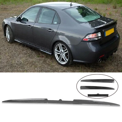 For Saab 9-3 AERO Sedan Sport Racing Rear Trunk Lip Spoiler Wing Glossy 139cm Foto 1 de 4