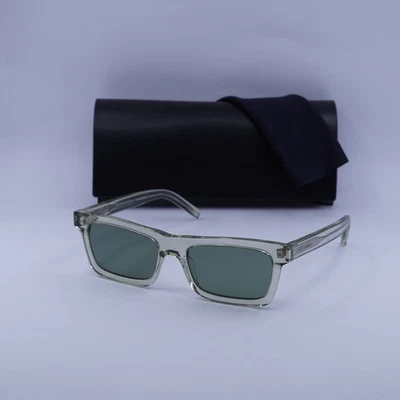 Nuevas gafas de sol Saint Laurent SL461 BETTY 015 transparentes verdes/verdes 54-18-145 Foto 1 de 4