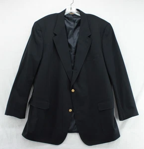 Brooks Brothers BrooksEase Blazer Men's 48L Wool Navy Sport Coat Gold Buttons - Picture 1 of 13