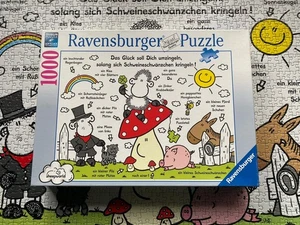 Ravensburger Sheepworld Puzzle 1000 Teile „Das Glück soll Dich umzingeln“ - Bild 1 von 3