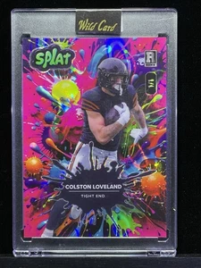 2025 Wild Card Splat #SBRBWO2-CL Colston Loveland Rainbow Wave Foil RC 1/1 *HOT* - Picture 1 of 3