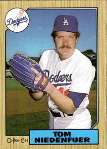 1987 O-Pee-Chee Tom Niedenfuer - Imagen 1 de 2