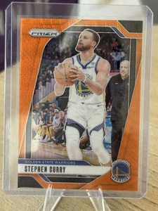 Stephen Curry 2024-25 Prizm Orange Wave /60 #134 Warriors - Picture 1 of 2