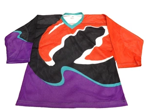 OT VINTAGE BOSSIER SHREVEPORT MUDBUGS LEERES HOCKEY TRIKOT GRÖSSE 2XL - Bild 1 von 4