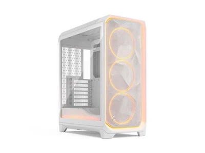 Fractal Design Meshify 3 Ambience Pro RGB ATX mATX Mid Tower PC Case - White - Image 1 of 4