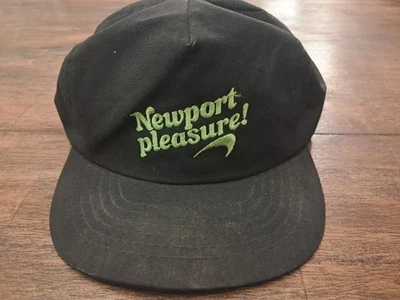 Newport Cigarettes Snapback Sombrero Gorra Negra Raro Años 90 Fumar Nuevo  Foto 1 de 4