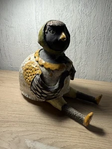 Statue Sculptée En Raku Signée Cavin (Art Modern) - Imagen 1 de 11