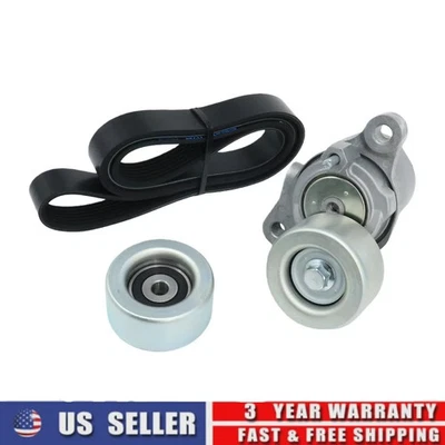 3x Serpentine Belt Drive Component Kit fits 2017-2022 Toyota Highlander 3.5L V6 - Image 1 of 4