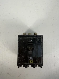 SQUARE D QOB360, 3 POLE 60 AMP BOLT ON Type QOB CIRCUIT BREAKER, 60A Tested - Picture 1 of 11