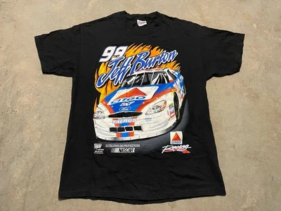 Camiseta De Colección Jeff Burton NASCAR Citgo Racing Estampado Jumbo 2 Caras Nueva de Lote Antiguo Talla L Foto 1 de 4