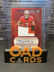 2024 Obsidian Bucky Irving #RJJ-BIG Red Color Match Rookie Patch Auto 4/75 - Picture 1 of 2