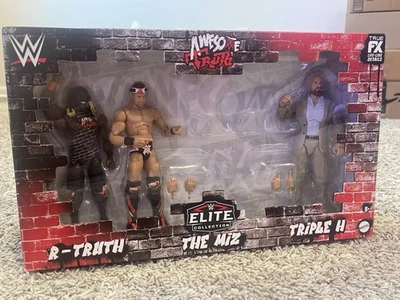 WWE Elite Awesome Truth 3 Pack The Miz R-Truth Triple H Walmart Exclusive MATTEL - Image 1 of 4