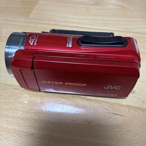 JVC GZ-800 Red Digital Camcorder Tested Working - Picture 1 of 4