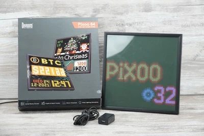 Divoom Pixoo-64 - WiFi Pixel Cloud Digital Frame with APP Control,64 X 64 LED - Image 1 of 4