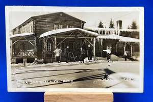RPPC La Sapieniere Val-David Que. Lodge Canada Posted 1948 Photo Postcard - Picture 1 of 7