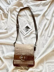 Coach Bag C05Q-3644 Classic Canvas Suede Y2K Hippie SoHo Crossbody Vintage 3/25 - Picture 1 of 19