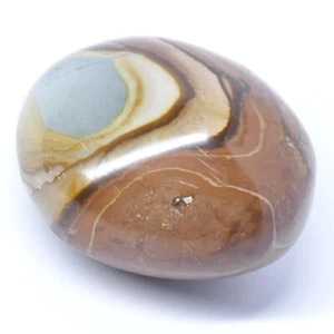 POLYCHROMJASPIS JUMBO Trommelstein Taschenstein ca. 52x47x34mm  Madagaskar 01 - Bild 1 von 4