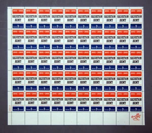 US Stamps 1965 Mint Sheet 5 cent "Salvation Army" Jul 02nd, MNH SC# 1267 - Picture 1 of 7