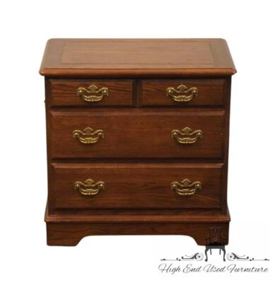 HAMMARY FURNITURE Solid Walnut Traditional Country Style 24" Chairside Chest ... - Image 1 of 4