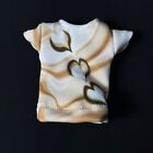 ShimmyShim Cafe Latte T-Shirt Top handgefertigt passt 12" Sindy Puppe