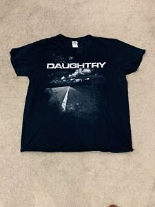 Daughtry Renegade T-Shirt Men's Size Large Black Rock Tee Front Graphic Print